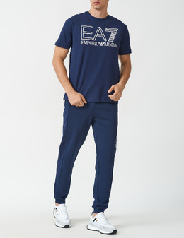 EA7 EMPORIO ARMANI: Сині футболки 