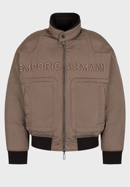 EMPORIO ARMANI: Коричневая куртка 