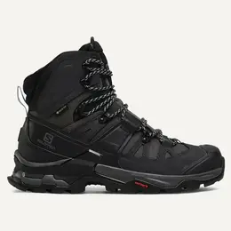 Salomon: Чёрные ботинки 