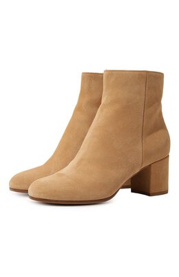 Gianvito Rossi: Коричневые ботинки 