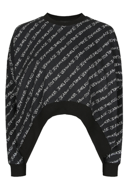 VERSACE JEANS COUTURE: Чёрная толстовка 