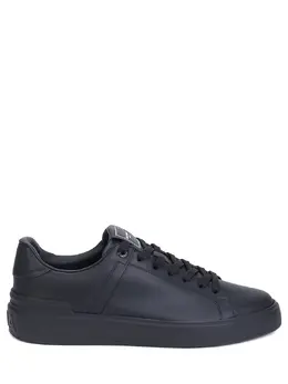 BALMAIN: Чёрные кеды  B-Court