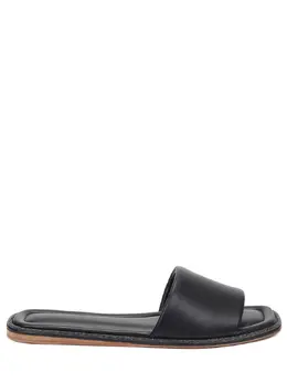 BRUNELLO CUCINELLI: Чёрные шлёпанцы 