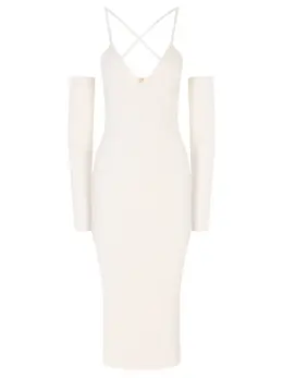 BLUMARINE: Платье из вискозы 