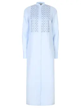 HOLY CAFTAN: Льняное платье 