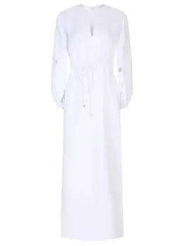 HOLY CAFTAN: Льняное платье 