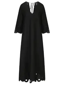HOLY CAFTAN: Льняное платье 