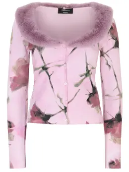 BLUMARINE: Кардиган из вискозы 