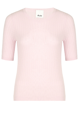 ALLUDE: Трикотажная футболка 