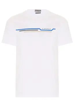 CANALI: Хлопковая футболка 