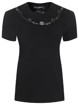 DOLCE & GABBANA: Хлопковая футболка 