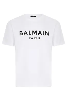 BALMAIN: Хлопковая футболка 