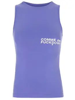 COMME DES FUCKDOWN: Хлопковый топ 