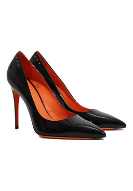SANTONI: Чёрные туфли 