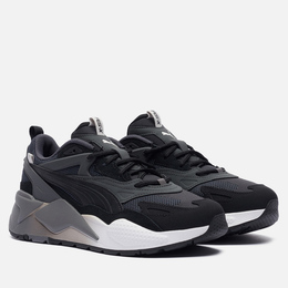 Puma: Чёрные кроссовки  RS-X