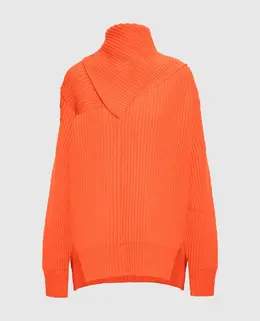 Jil Sander: Оранжевый свитер 