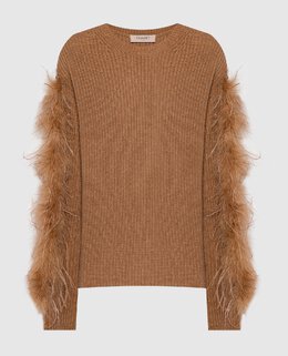 Twinset: Коричневый свитер 