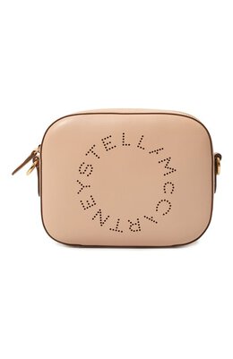 Stella McCartney: Светлая сумка  Stella Logo mini