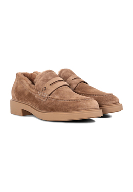 GIANVITO ROSSI: Коричневые лоферы 
