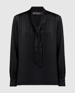 Loro Piana: Чёрная блуза 