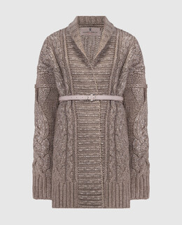 Ermanno Scervino: Коричневый кардиган 