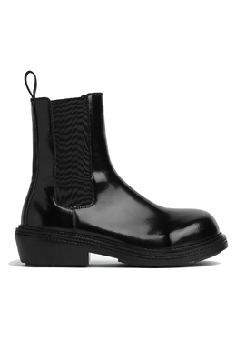 BOTTEGA VENETA: Чёрные ботинки 
