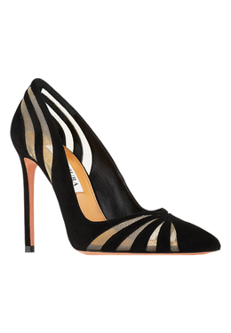 AQUAZZURA: Чёрные туфли 