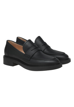 GIANVITO ROSSI: Чёрные лоферы 