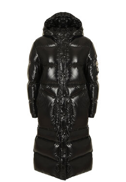 ERMANNO SCERVINO: Чёрный пуховик 