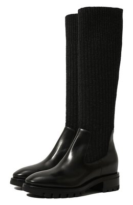 Santoni: Чёрные сапоги 