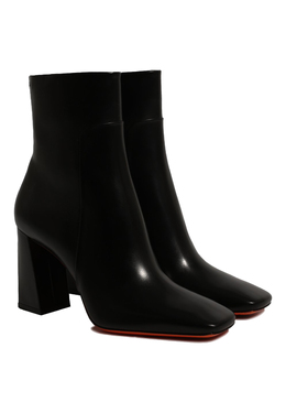 SANTONI: Чёрные ботинки 