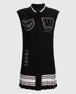 Off-White: Чёрное платье  Meteor