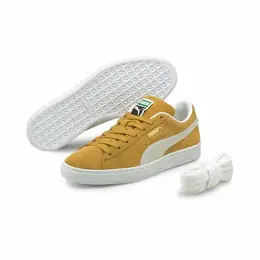 PUMA: Оранжевые кеды  Suede Classic XXI
