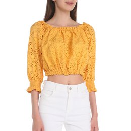 Guess: Жёлтая майка 