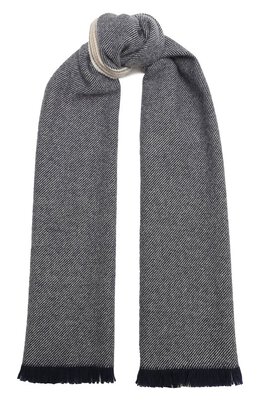 Brunello Cucinelli: Синий шарф 