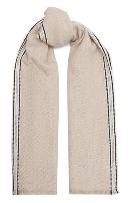 Brunello Cucinelli: Бежевый шарф 