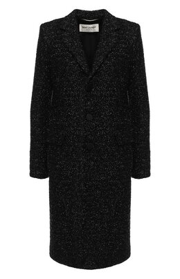 Saint Laurent: Прямое пальто 