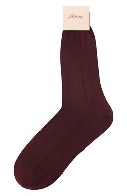 Brioni: Бордовые носки 