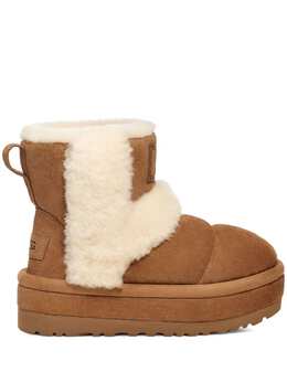 UGG: Коричневые ботинки 