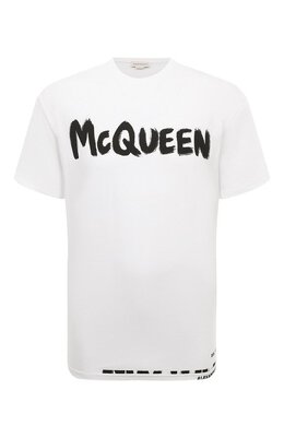 Alexander McQueen: Хлопковая футболка 