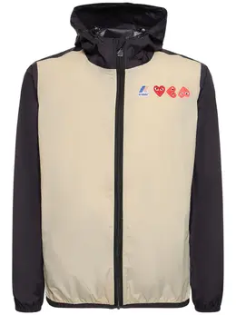 COMME DES GARÇONS PLAY: Куртка с капюшоном 