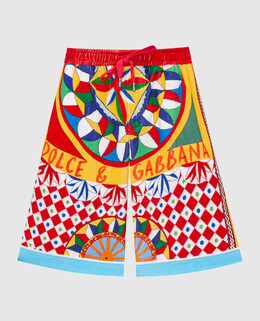 Dolce&Gabbana: Шорты  Carretto с принтом