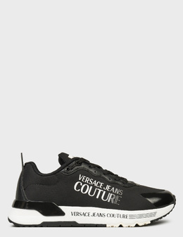 VERSACE JEANS COUTURE: Чорні кросівки 