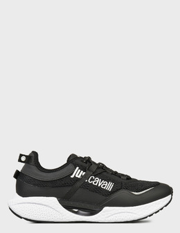 JUST CAVALLI: Чёрные кроссовки 