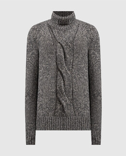 Brunello Cucinelli: Серый свитер 