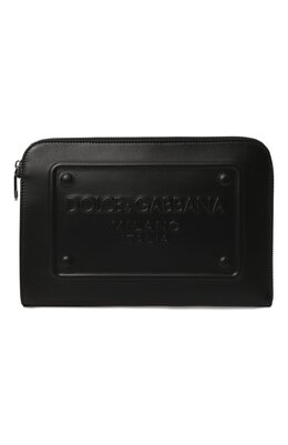 Dolce & Gabbana: Чёрный клатч 