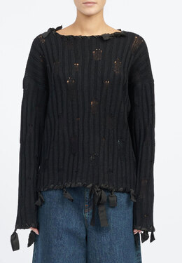 MM6 Maison Margiela: Трикотажный свитер 