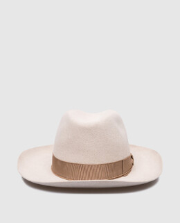 Borsalino: Бежевая шляпа 