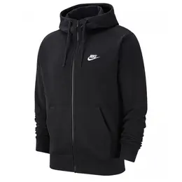 NIKE: Чёрная толстовка  Club