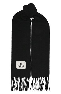 Furla: Чёрный шарф 